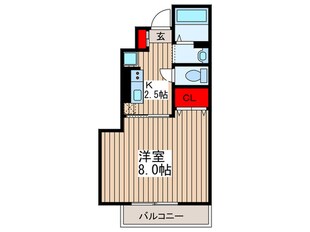 シャトレ－東向島の物件間取画像